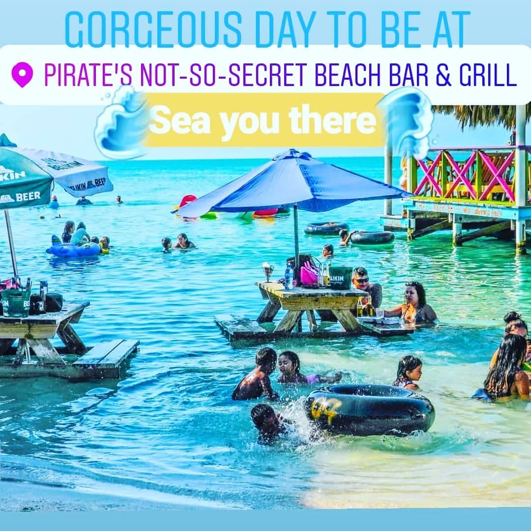 Pirate's NotSoSecret Beach Bar & Grill, 1st Bar Right of Secret Beach