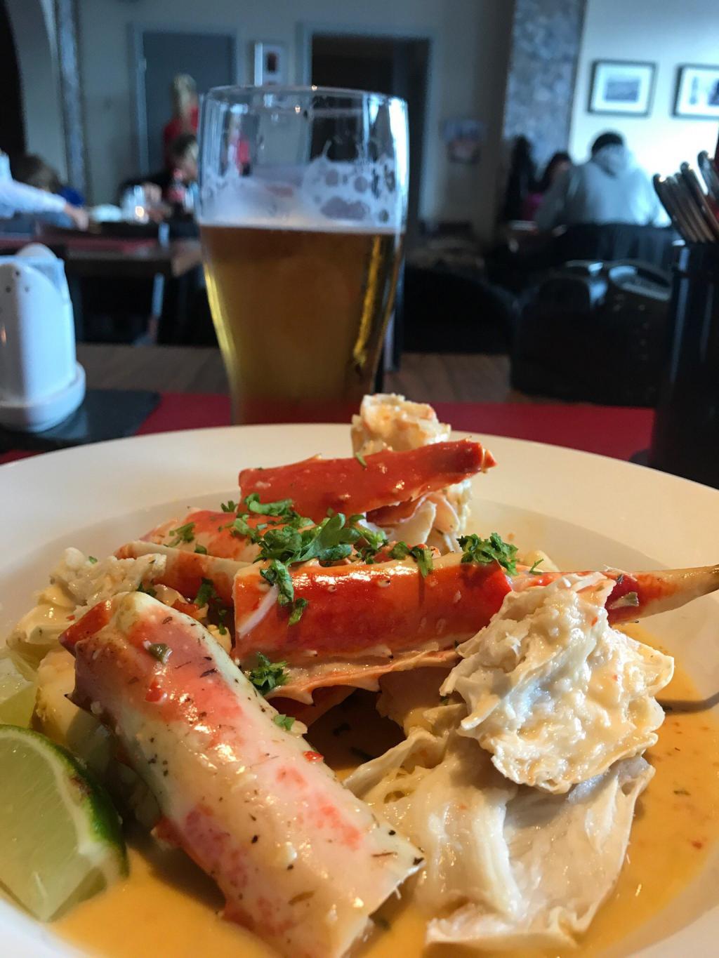 King Crab House Brasseri & Bar, located at Honningsvag, Norway