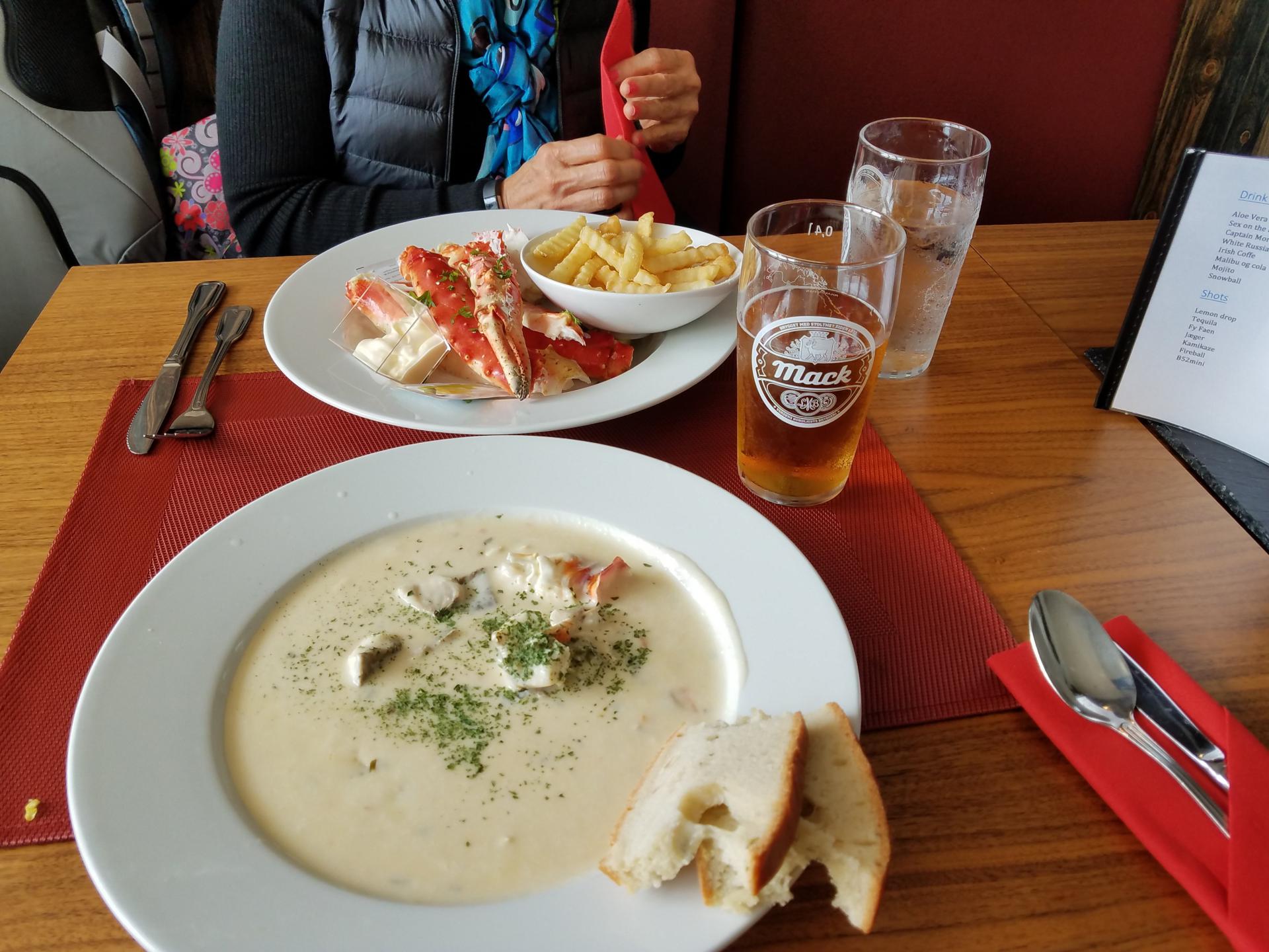 King Crab House Brasseri & Bar, located at Honningsvag, Norway