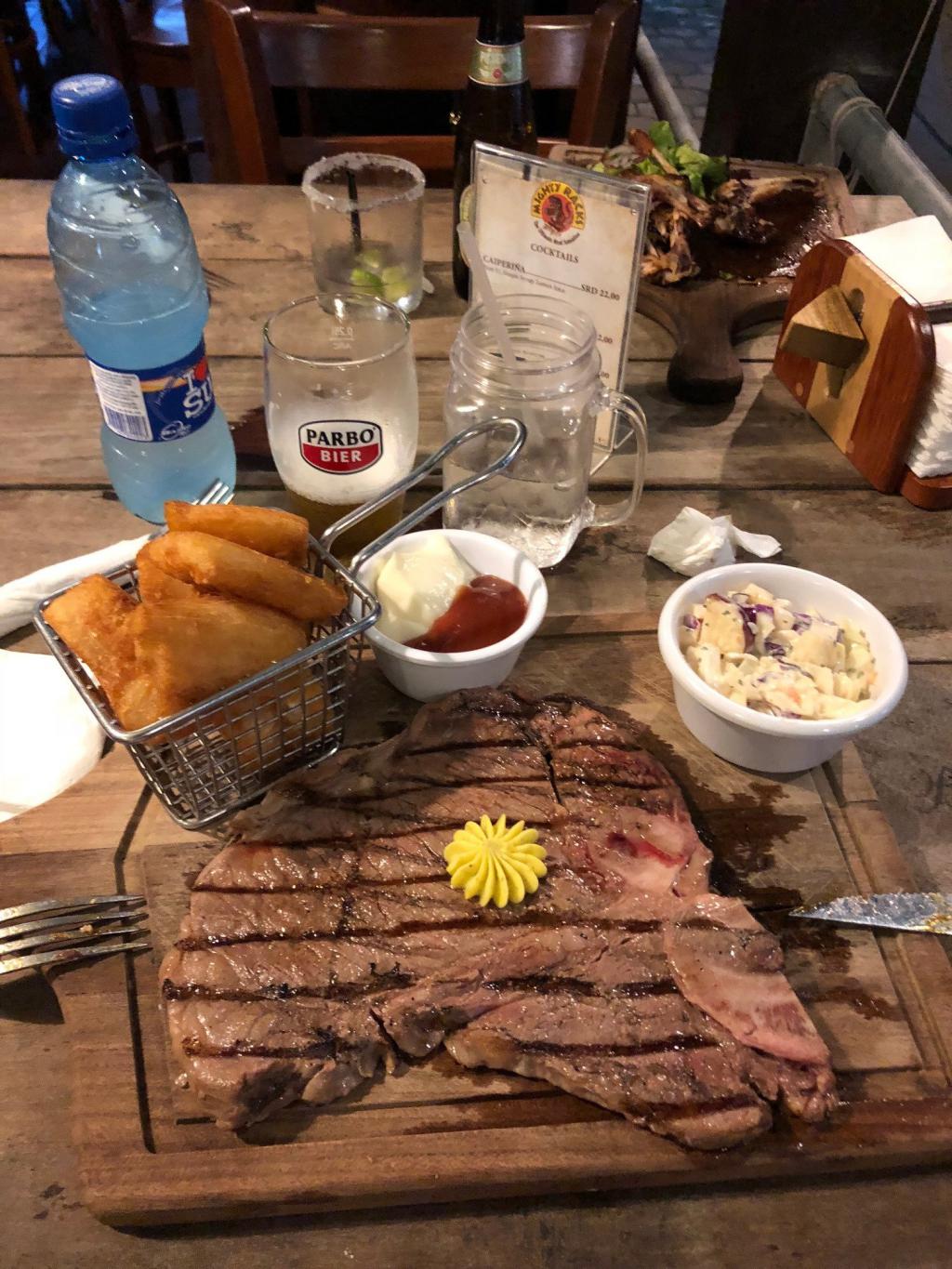 Mighty Racks, located at Paramaribo, Suriname Foodporn