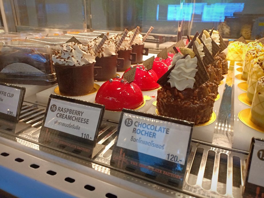Menus of The Chocolate Factory Pattaya Sukhumvit, located at Pattaya