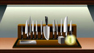 maintaining sharp kitchen knives