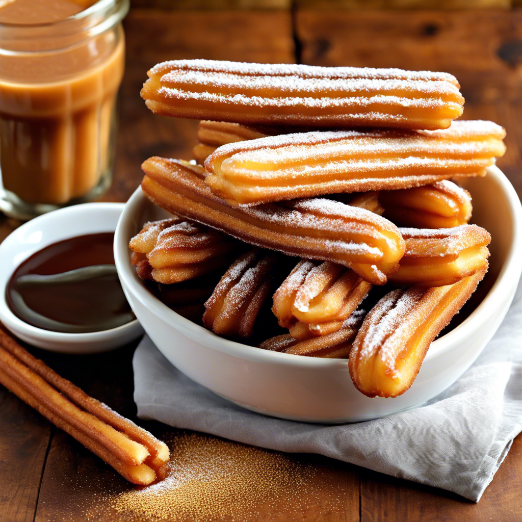 Churro With Caramel Sauce Recipe on Foodporn!