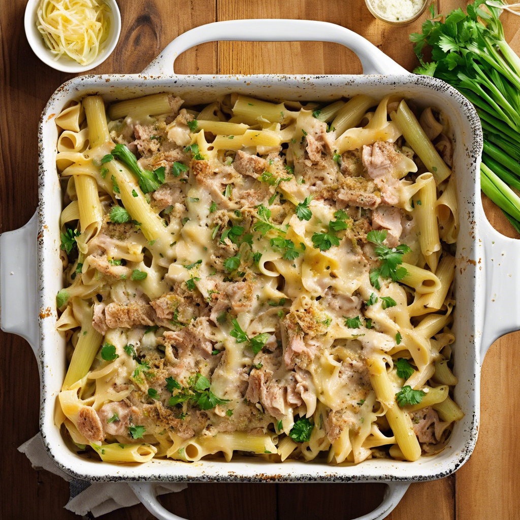 Tuna and Leek Pasta Bake Recipe on Foodporn!